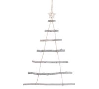 Infactory Échelle décorative en bois en forme de sapin de Noël