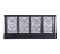 Infactory : Horloge à tubes LED RVB avec ports de charge USB G