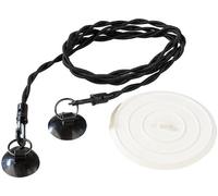 Infactory Kit de lavage et de séchage de linge avec corde à linge et bouchon universel