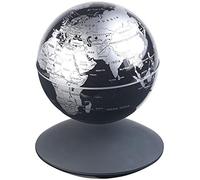 infactory Globe Geolite Noir/Argent – Lévitation magnétique Ø 14 cm