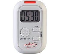 infactory Minuteur avec alarme sonore, lumineuse et vibrations