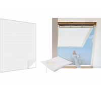 Infactory Moustiquaire avec fermeture à glissière - Blanc