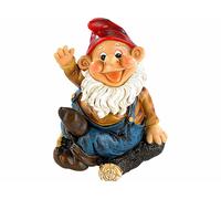 Infactory Nain de jardin siffleur ''Peppi'' 13,5 CM