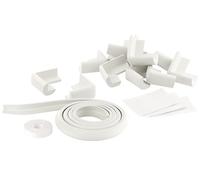 Infactory Pack 12 protège-coins + 8 m de bande en mousse pour tables et armoires