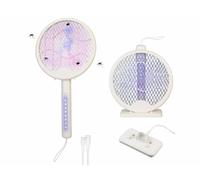 Infactory Piège à insectes rechargeable et tapette à mouches électrique