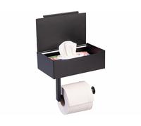Infactory Porte rouleau de papier toilette mural avec boîte pour lingettes