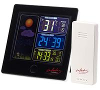 infactory Station météo & Horloge Radio-pilotée avec capteur extérieur FWS-26...