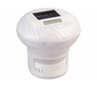 Infactory Thermomètre de piscine solaire avec doseur de chlore et LED RVB PT-180