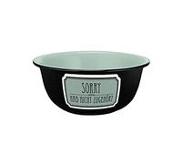 infinite by GEDA LABELS (INFKH) Bol à céréales Sorry en porcelaine - 17743, Vert,noir