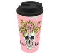 Infinite by Geda Labels (INFKH) - Gobelet à café à emporter - Crâne bohème - 400 ml