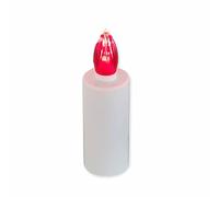 INFINITY : bougie votive LED, durée de 365 jours, blanche avec lumière intermittente rouge