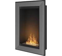 InFire Frame 550 Foyer à éthanol en acier inoxydable avec vitre de sécurité