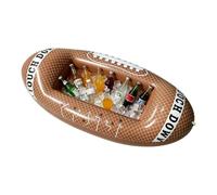 Inflatable Football Beverage Cooler | Floating Blow Up PVC Drink Container