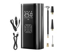 Inflateur de pneus sans fil compresseur d'air portable 120W LED automatique | Pour car motorcycle and bicycle tires voiture moto et vélo avec pompe sans fil 120W et LED clair