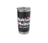 Influenceur des médias sociaux simple costume d'Halloween Dream Job Gobelet isotherme en acier inoxydable double paroi