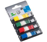 Info flags 12,5x43mm ass. blister de 4 couleurs de 36 pièces