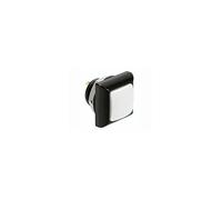 Info Games 145218 carré métal Bouton poussoir Switch avec capuchon Il, 1p SPST OFF (on), blanc
