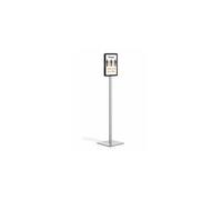 Durable Porte-affiche A4 sur pied Info Stand Basic 501257 Métal/Plastique Gris Rotatif