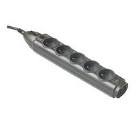 Infosec 61271 Multiprise parafoudre S5 Lan avec 5 Prises FR et protection RJ45 In / Out