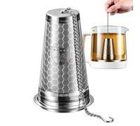 Infuseur à thé, acier inoxydable Passoire conique en fine en acier | Passe-thé en vrac Pour Soupe, Café, Saké, Boisson, Cocktail, Maison, Cuisine, Bureau, Poste de Travail,