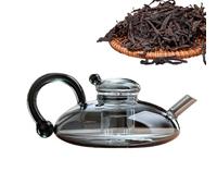 Infuseur à thé - Avec tamis intégré, réservoir d'eau résistant à la chaleur 600 ml - Théière pratique pour feuilles en vrac - Verre borosilicate transparent - Robuste et - Nettoyage facile