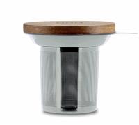 Infuseur À Thé En Acier Inoxydable Avec Couvercle Bois Acacia Ogo Living