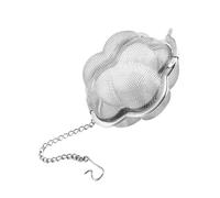 Infuseur à Thé en Acier Inoxydable Boule Prune pour Feuilles et Épices | Filtre Amovible Facile à Nettoyer, Accessoire la Cuisine Argenté, Adapté aux Débutants Bureau, Préparation Maison