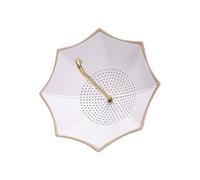 Infuseur à thé en porcelaine en forme de parapluie avec poignée en cuivre | Filtre à thé élégant en céramique en forme de parapluie pour cérémonie du thé, filtre à feuilles mobiles, avec trous fins