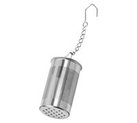 Infuseur à thé - Filtre à mailles fines | Boule d'assaisonnement en acier inoxydable avec crochet de chaîne, accessoire de cuisine réutilisable pour brassage de feuilles en vrac, café, bar et