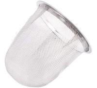 Infuseur à thé réutilisable en acier inoxydable argenté de 6 cm, filtre en maille de rechange pour théière