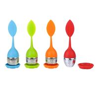 Infuseur à Thé Silicone et Acier Inoxydable Feuille