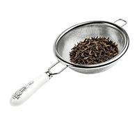 Infuseur à thé - Stainless Steel Fine Mesh Tea Strainer 12.8x6.5cm | Leaf Loose LEAD EA Steeper With Handle Filter For Cup Mug Teapot Brewing Steeping Kitchen Office Camping Travel Use