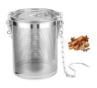 Infuseur de cuisine en acier inoxydable passoire à épices infuseur à thé en vrac en acier inoxydable filtre billes de cuisson avec crochet chaînette.