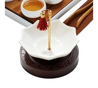 Infuseur Pour Thé En Vrac | Passoire À Thé En Céramique Design Parapluie Théière Feuille D'Eau Et Support - Diffuseurs pour thé en vrac - Pour Cuisson Pâtisserie Lait Cocktail Améliore