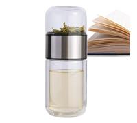Infusifie - Infusifie - 280/350/420 ml - Bouteille à thé en verre - Double couche - Isolation - Séparation de l'eau et du thé - Bouteille à thé - portable de voyage - Avec filtre en acier