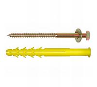 Ing fixation - Cheville de menuiserie special parpaing-acier zingue bichromate - Ø mm.16 - Long. mm.200 -