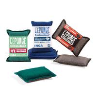 INGA - 6 Éponges Lavables: 2 Grattante + 2 Salle de Bain + 2 Poêle Plaque | Une Éponge pour Chaque Usage - Ultra-Efficace - Garantie 1 An - Zéro rayures - Lavage Machine - Fabriqué en Europe