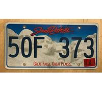 Inga Dakota du Sud Plaque d'immatriculation Rushmore Auto 50 F 373" SD Faces Plaque d'immatriculation 6 x 12 Pouces