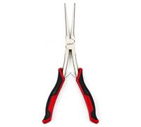 INGDAUM® Mini-pinces - Pince à becs fins longs nickelée | Coupe-frontale, tenaille, Pince à bec droit & coudé, Pince coupante, pince plate longue, Acier carbone forgé, 55-65 HRC