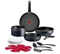 Ingenio Enjoy, Batterie de cuisine 17 pièces, Technologie Light Tech, Gris scintillant