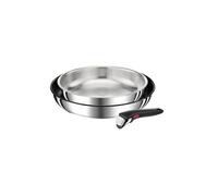 TEFAL Set de 3 pièces, poêles à frire 24/28 cm, poignée, induction,