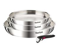 Ingenio Serenity Batterie Cuisine Inox 11 Pièces, Poêles Et Casseroles Avec Poignée Amovible, Empilable, Gain De Place