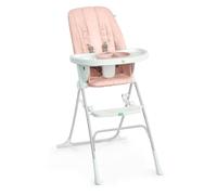 Ingenuity: ity by Ingenuity, Chaise Haute Pliable Compacte Sun Valley, Assiette Sûre Alimentaire, Harnais 5 Points, Dès 6 Mois, Unisexe - Rose