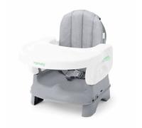 Ingenuity Rehausseur De Chaise Deluxe Pliable Gris, Nomade Avec Tablette Et Sangles Inclus Gris