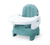 Ingenuity Siège rehausseur pliant Deluxe Comfort - Hauteur réglable - Rembourré - Léger, Teal - 6M-3Y
