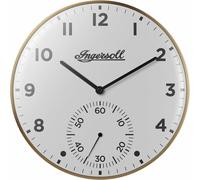 Ingersoll IC003GW Horloge murale avec petite seconde au look rétro 30 cm