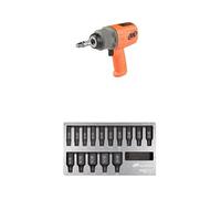 Ingersoll-Rand 2236QTIMAX-O DXS2 hocs Pneumatique, Silencieuse, 2034 Nm, Carter Titane, Bague de Friction, Orange, DXS2 Deep métrique Douille à choc Jeu, 15 pièces