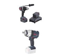 Ingersoll Rand D5241-K22-EU 20V Akku Schlagbohrmaschine Bleu avec 125Nm, 1/2" Mandrin Sans Clé, 3 Modes et Vitesse Réglable