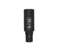Ingersoll-Rand DXS2 18mm métrique Douille à choc profonde, acier au chrome-molybdène, garantie à vie