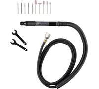 Ingersoll Rand Kit Meuleuse Crayon 320 PGK, Outil Pneumatique pour Meulage, 5 Pointes Montées, 5 Fraises en Carbure et Mallette Rigide